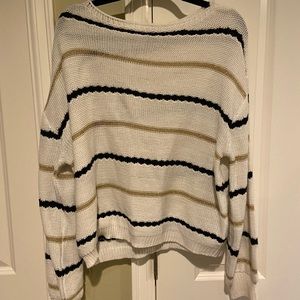 black and gold sweater